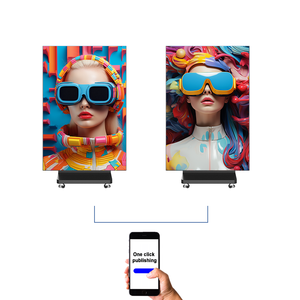 Pantalla LED Plegable de 3 Lados para Interiores, Póster LED P1.86 P2 P2.5, Pantalla LED Tri-Fold para Ferias Comerciales, Tiendas o Eventos - Product Image 5