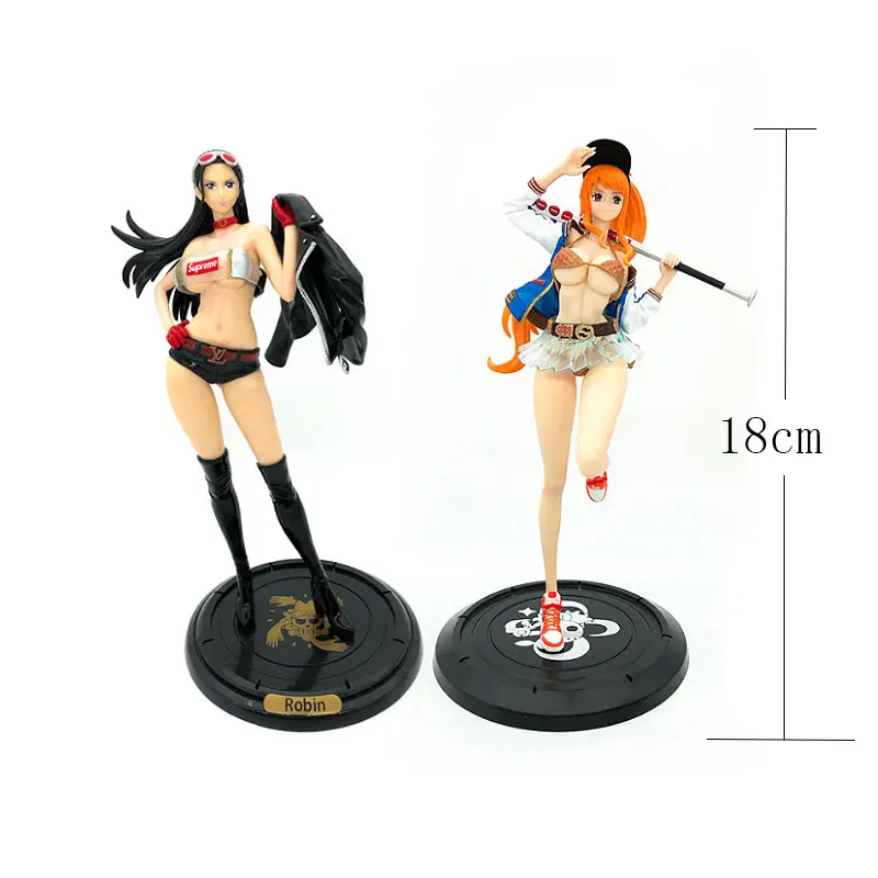 18cm Pvc oyuncak Anime seksi güzellik heykeli modeli süs Trendy marka Robin Robin Boa Action aksiyon figürleri