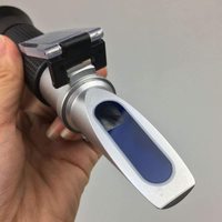 Salinity Refractometer 0-10% 1.000-1.070SG Optical Salometer for Seawater Marine Aquaculture Food Salt Tester