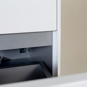 Sleek 90cm Wall Mounted Modern Design One Piece Bathroom Vanity With Smooth Soft-Close Drawers - Product Image 5