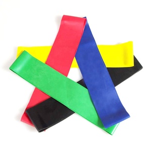 Haiyang Libenli Custom Logo Natur latex 25 cm Mini <span class=keywords><strong>Loop</strong></span> Bunte Stretching Fitness Zubehör Fitness Gummibänder - Product Image 3