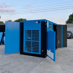 China Air Compressor Supplier 75HP 55kW Two-stage Industrial Screw Air Compressor