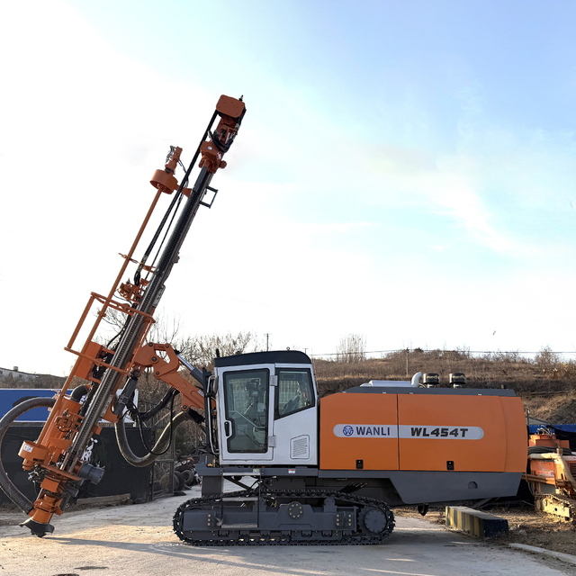 Integrated Down the Hole Blast Drill Rig 30M Drilling Rigs With Air Compressor for Sale