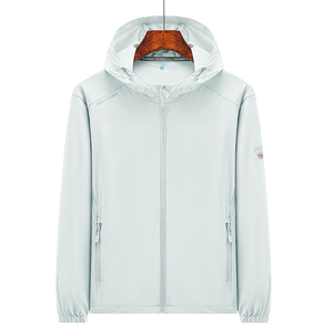 Outdoor <b>Waterproof</b> Windproof Thin Canvas UV Resistant Breathable Zipper Long Sleeve Men's Summer <b>Jacket</b> - Product Image 6