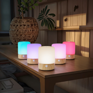 2025 Máy tính để bàn mới cảm biến thông minh đèn RGB cạnh giường ngủ Đèn bàn cảm ứng không dây mờ ánh sáng ban đêm - Product Image 1