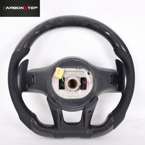 Volante de coche de fibra de carbono y cuero, personalizado, Led, <span class=keywords><strong>2022</strong></span>, para Benz - Product Image 2