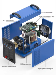 Moteur de machine à arc/haute fréquence manuel 380V 2000W, Nouvelle marque MZD, pour usage en construction, sortie 220V, 60% haute précision W - Product Image 5