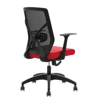 Chaise de bureau ergonomique en tissu maillé à hauteur réglable, pivotante et mobile, pour usage commercial, mobilier de salle informatique