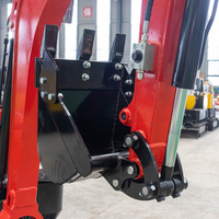 LIVRAISON GRATUITE mini-pelles compactes CE/EPA/EURO 5, vente en gros Chine, mini-excavatrices compactes avec marteau, 1 tonne, 1,6 tonne, prix de vente