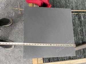 Tejas de <span class=keywords><strong>pizarra</strong></span> negra impermeables naturales para techos de villas - Product Image 2