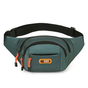 R Sport Unisex Waist <b>Bag</b> <b>Green</b> Large Capacity Waterproof Crossbody Fanny Pack With Interior Zipper Pocket Spring 2025 - Product Image 1