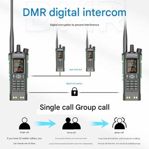 Radio Walkie Talkie Portátil DM-32 DMR de Doble Banda, 10W, Batería de 5200mAh, Alcance de 0-10KM, APRS, Radioaficionado - Product Image 5