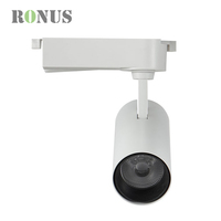 Nouvelle Arrivée Noir 18W Plafond Intelligent Dali Spotlight Focus Réglable COB Piste LED Spot Light