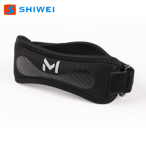 Shiwei Knee Support Brace With Silicone <b>Pad</b> Compression For Sports <b>Running</b> Basketball Fitness Unisex Universal Size - Product Image 2