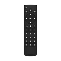 Modèle privé multimédia 2.4G & BT 5.0 sans fil double Mode rétro-éclairage 6 axes Gyroscope télécommande vocale prise en charge de l'apprentissage IR