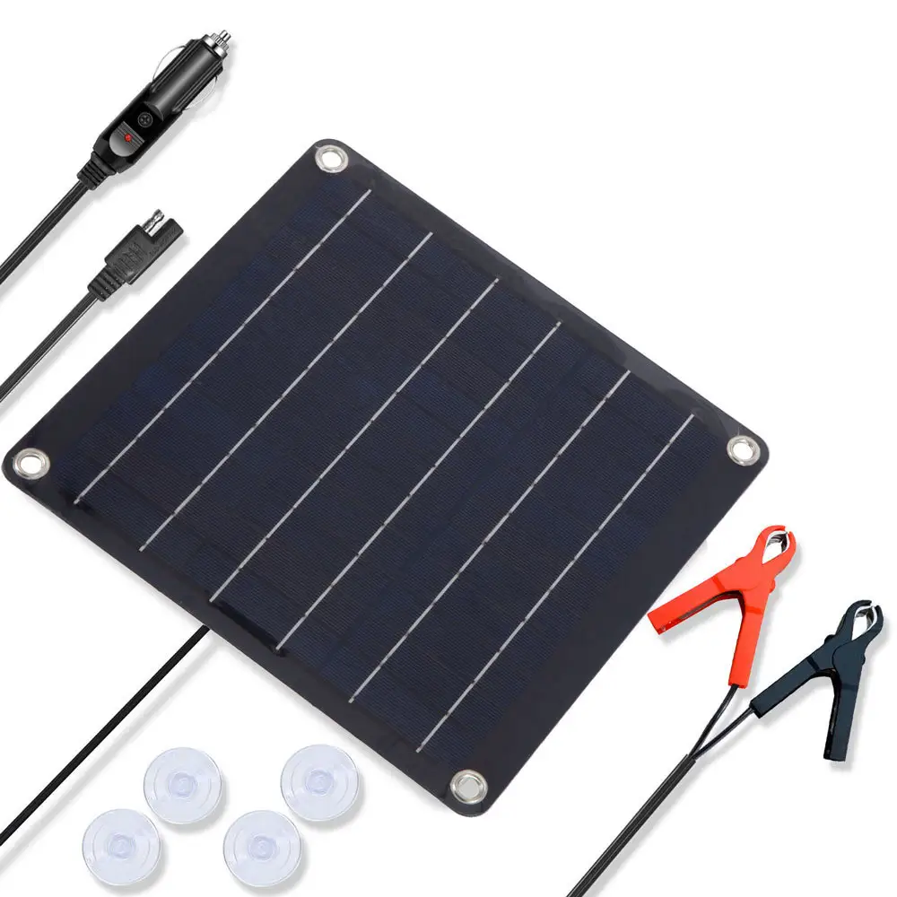 10w celle pannello solare policristallino fotovoltaico RV alimentazione di emergenza pannello solare portatile Kit caricabatterie 100A Controller