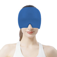 Coloré nouveau LOGO personnalisé Gel glace froide thérapie chaude maux de tête et soulagement de la migraine chapeau packs de glace casquette de mal de tête
