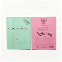 Cahier d'exercices scolaire personnalisé 160x210mm, carnet d'étudiant à reliure piquée, pages lignées, livre d'écriture, fournitures scolaires OEM en gros