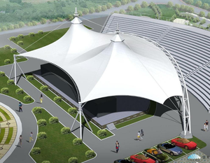 <span class=keywords><strong>Bâche</strong></span> robuste TN3085BAC 850g résistante au feu, en toile PVC imperméable avec protection UV pour tentes et abris industriels - Product Image 2