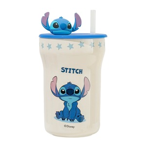 Taza de Cerámica Disney con Pajita y Tapa, Taza de Café Personal con Dibujos Animados <span class=keywords><strong>para</strong></span> Oficina, Hogar y Regalo - Product Image 6