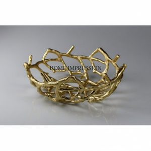 Cuenco de diseñador único chapado en oro de alta calidad de primera calidad para servir dulces y chocolates a precios competitivos - Product Image 1