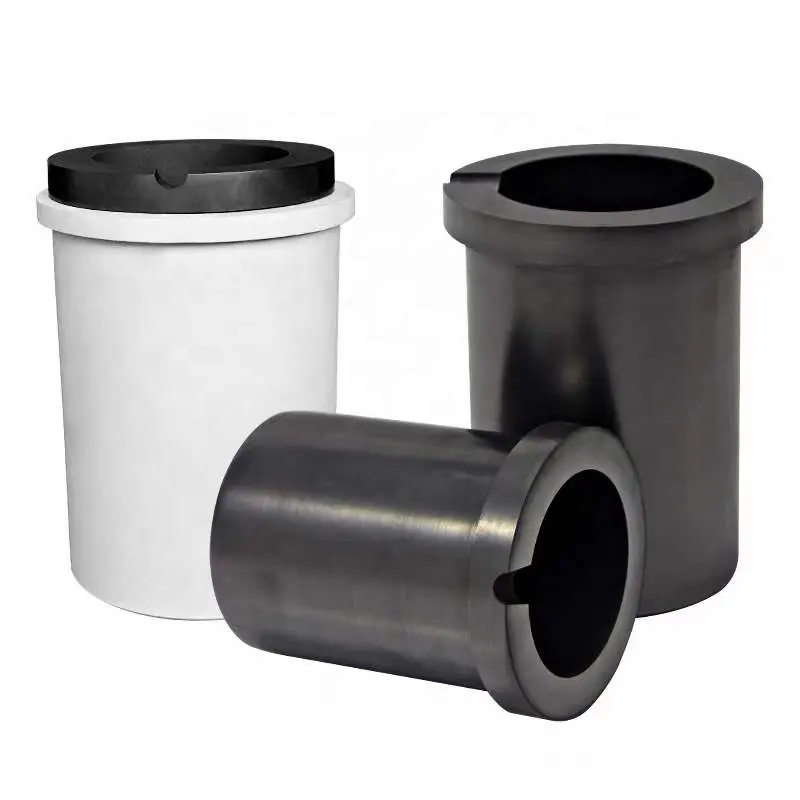 Sản xuất tại Trung Quốc kim loại nóng chảy crucible nhiệt độ cao crucible độ tinh khiết cao Graphite crucible cho đồ trang sức