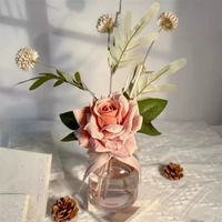Diffuseur de rose et de chrysanthème de 200 ml, ornement floral sec sans flamme pour la décoration de la maison, chambre et salon