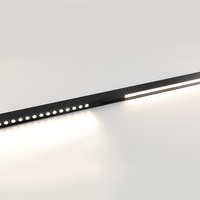 Système d'éclairage sur rail LED magnétique COB DC48V ultra fin et moderne avec projecteur, rail de plafond