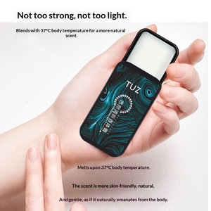 Parfum solide pour <span class=keywords><strong>homme</strong></span> et femme dans un étui portable, parfum floral naturel, crème parfumée, déodorant pour un usage quotidien - Product Image 3