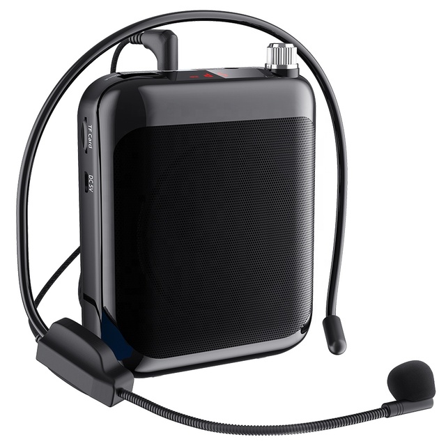 MAONO Voice Amplifier Portable Rechargeable Mini Speaker with Wired Microphone Headset Waistband for Teaching Coaches Amplifiers