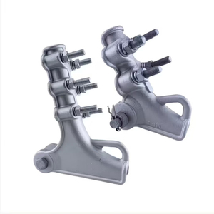 Pince de tension réutilisable en alliage d'aluminium boulonnée Série NLL, pince de tension pour câbles <span class=keywords><strong>a</strong></span>ériens, accessoires de montage sur <span class=keywords><strong>poteau</strong></span> pour lignes électriques SHINLONG - Product Image 1
