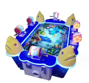 Simulador de mesa de jogo de peixes para crianças, máquina comercial de arcade com vídeo LCD de 55 '' para 2 jogadores