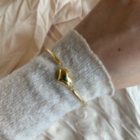 Dyslam – Bracelet de créateur en plaqué or 18 carats, breloques en argent, chaîne cubaine, Bracelets de Tennis pour femmes
