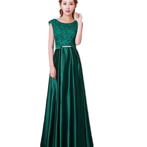 Off The Shoulder Satin Ball Gown Empire Waist Evening Dress For Women Adult Formal Party Wear - Product Image 4