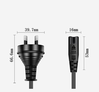 Câble d'alimentation YHYadapter Australie 1,2M/1,5M/3M AC CEE vers prise Nema C7 IP11 certifié VDE pour ordinateur et instrumentation