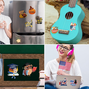 Juego de 30 Imanes de Refrigerador con Diseño Art Deco de Hadas, Formas Personalizadas para Casilleros y Pizarras - Product Image 4