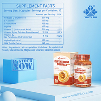 Producto Destacado: L-Glutatión 500mg, el Mejor Producto Natural para Uniformar la Piel, Gel Corporal y Suplemento Interno para Hombres y Mujeres, OEM a Granel, 60 Cápsulas