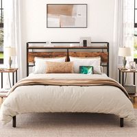 Großhandel Industrielles Kopfteil, Vintage-Stil Kopfteil für Bettgestell, Antikes Kopfteil für Schlafzimmer, Holz- und Metall-Kopfteil