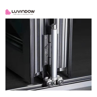 Porte pliante en aluminium à rupture de pont thermique à seuil bas Easy Glide pour un espace de vie sans obstacle