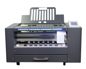 เครื่องตัดสติ๊กเกอร์ไวนิลแบบอัตโนมัติ S490 ความเร็วสูง หัวเดียว ใช้มอเตอร์เซอร์โว พร้อมกล้อง สำหรับกระดาษสติ๊กเกอร์ขนาด A3/A4/A3+ - Product Image 1