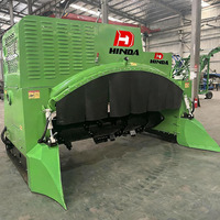 Retourneurs de compost automotrices pour les opérations d'engrais organiques de petite et moyenne taille, adaptés aux applications municipales