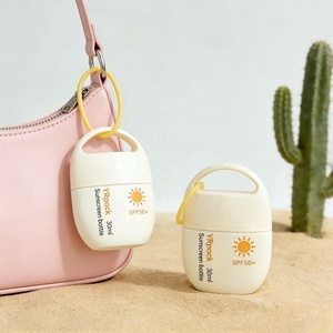 YUERUI Flacon souple <span class=keywords><strong>de</strong></span> 30 ml pour crème solaire, en PEHD, personnalisable, avec support et porte-clés, pour emballage cosmétique <span class=keywords><strong>de</strong></span> protection solaire - Product Image 4