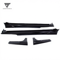 2014 VRS Ver faldas laterales de fibra de vidrio de estilo definitivo para Mitsubishi Lancer Evolution Evo X 2008-2015