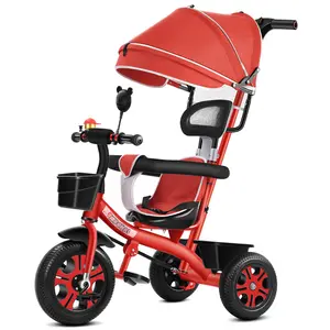 Sertifikat CE Logam Kereta Dorong Bayi Sepeda Roda Tiga untuk Anak-anak 1-6 Tahun Anak/3 In 1 Anak-anak Trike/Trycycle Anak-anak Sepeda Roda Tiga