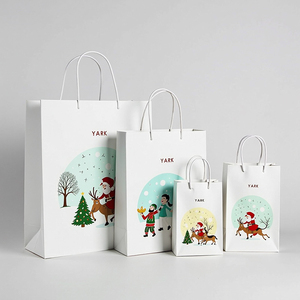 Bolsas de Compra de Papel Kraft con Logotipo Personalizado, Reutilizables, Lisas, con Diseño en Blanco - Product Image 6