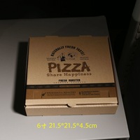 Großhandel 6 7 8 9 10 12 14 16 18 Zoll Schwarze Lagerwellpappe Pizzakartons mit Individuellem Logo, Prägedruck und Recycelten Materialien