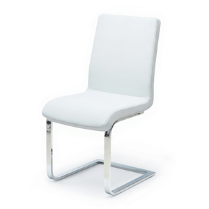 Silla de Comedor Tapizada de Lujo Moderna de Alta Calidad con Base de Metal - Product Image 1