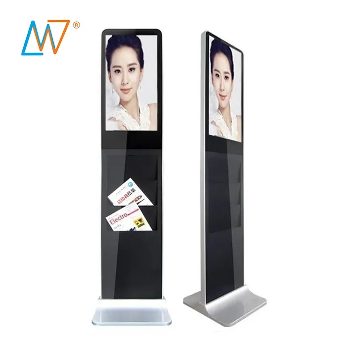 Hoge Kwaliteit Vloerstaande 22 Inch Android Stand Tft Ad Display Touch Screen Monitor Kiosk Totem 4G