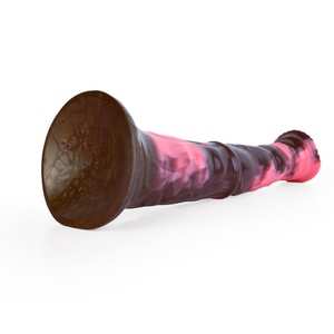 NNSX Mixed Color Horse <b>Dildo</b> with Suction Cup Big Animal Penis Liquid Silicone G Spot Masturbation Artificial Penis - Product Image 6