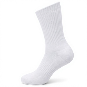 Wholesale Premium Cotton Crew <b>Socks</b> Custom Logo Embroidery High Quality Knitted Cushion <b>Sports</b> <b>Socks</b> for <b>Men</b> Women Basketball - Product Image 1